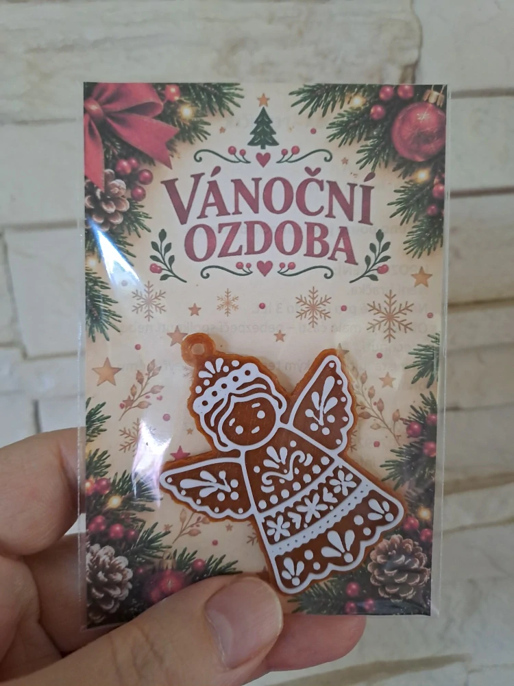 Vánoční ozdoby perníčky - Anděl