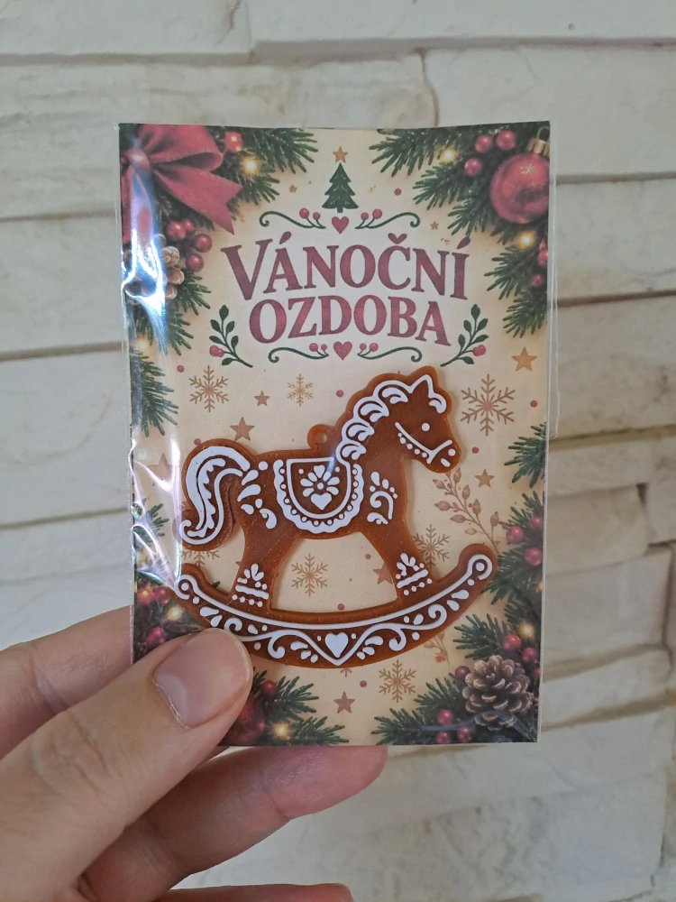 Vánoční ozdoby perníčky - Koník