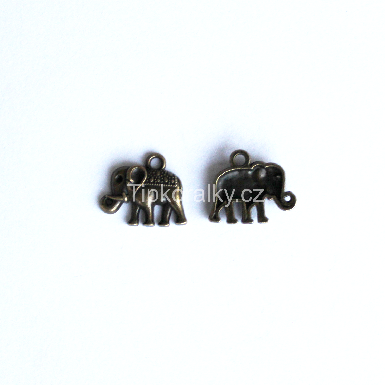 Slon 14x17mm - starobronz