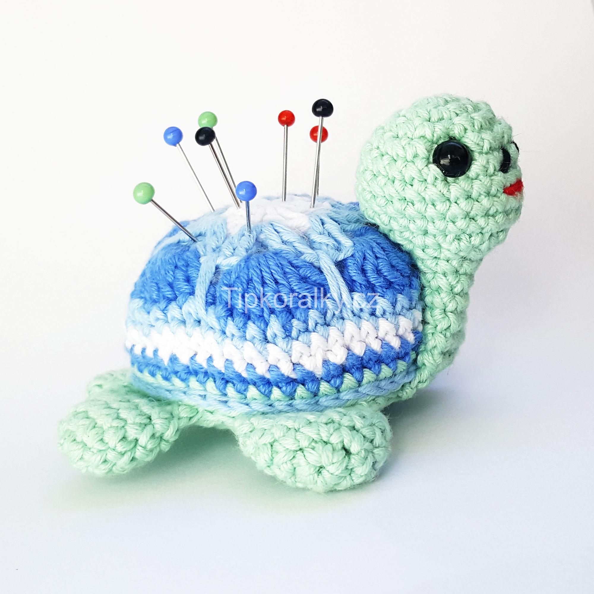 Modrá želva - jehelníček