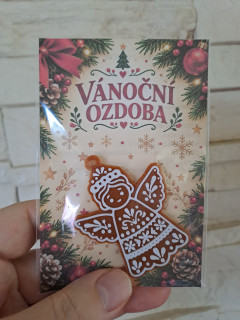 Vánoční ozdoby perníčky - Anděl