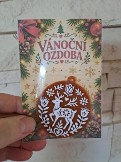 Vánoční ozdoby perníčky - Baňka