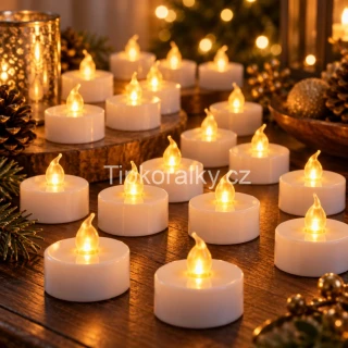 LED svíčka s imitací plamínku