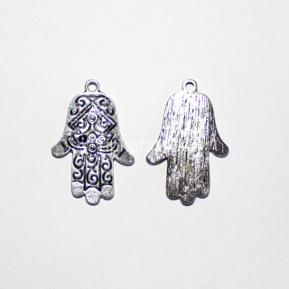 Hamsa 34x23mm - starostříbro